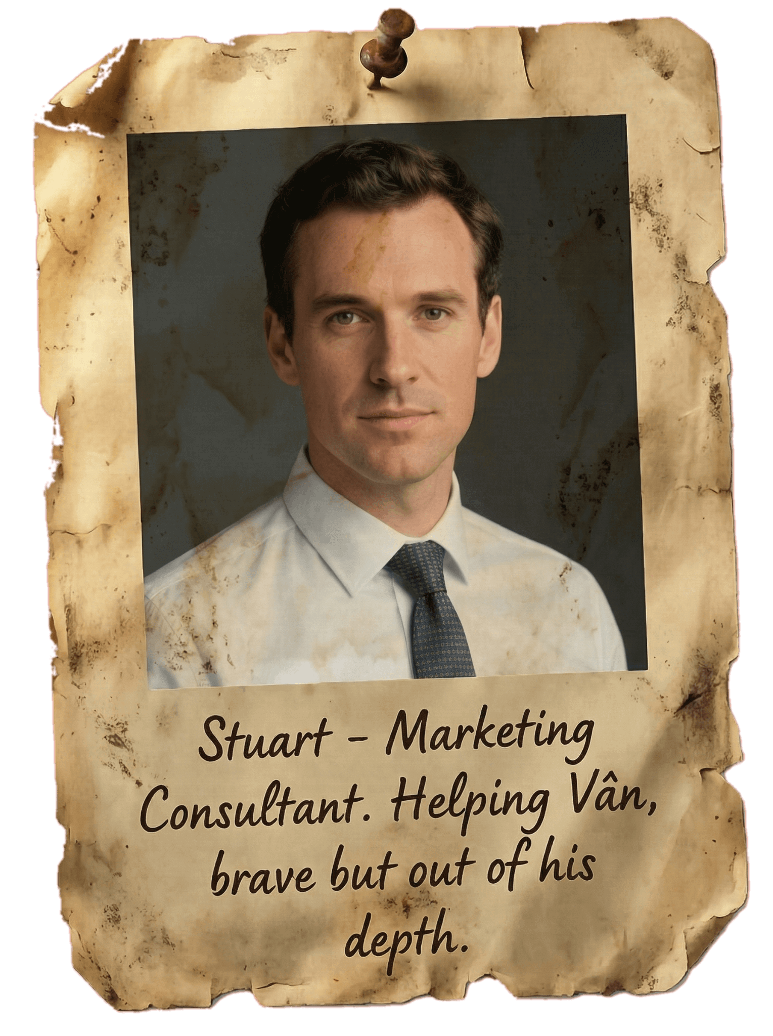 Stuart character poster