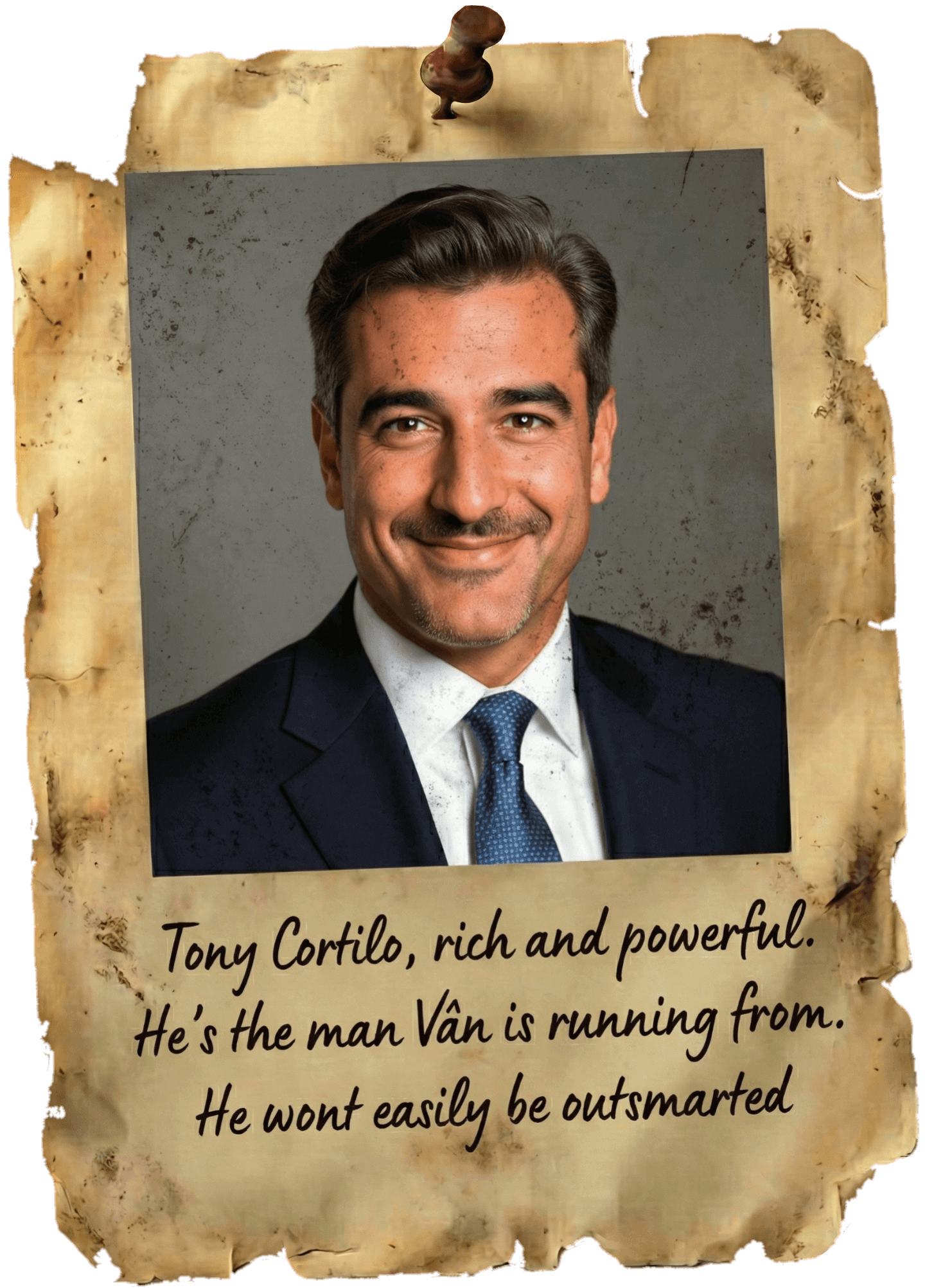 Tony Cortilo character poster